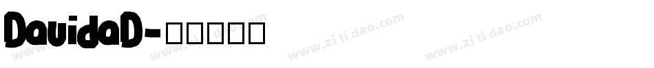 DavidaD字体转换