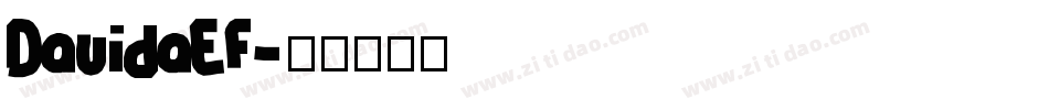 DavidaEF字体转换