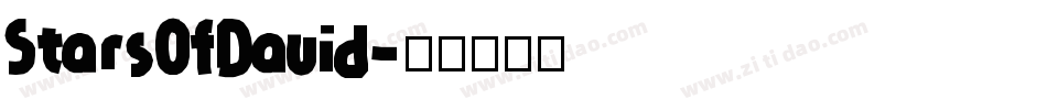 StarsOfDavid字体转换