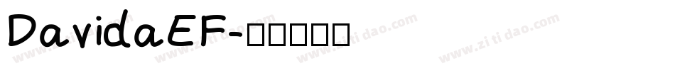 DavidaEF字体转换