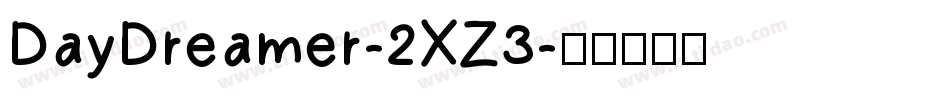DayDreamer-2XZ3字体转换