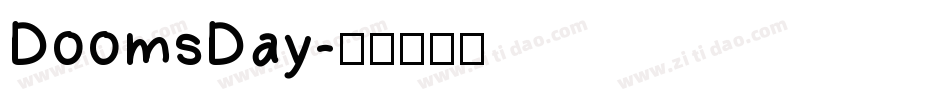 DoomsDay字体转换