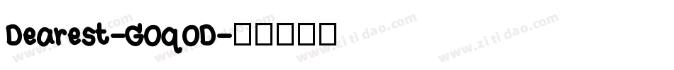 Dearest-GOqOD字体转换