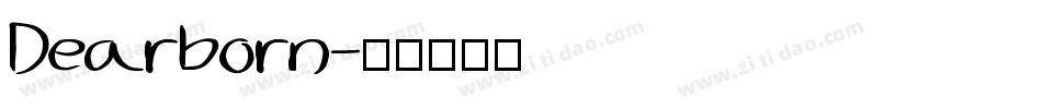 Dearborn字体转换