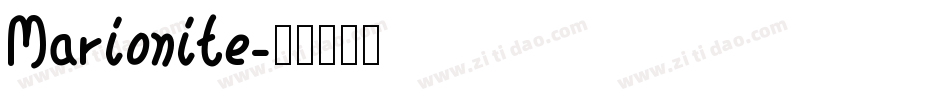 Marionite字体转换