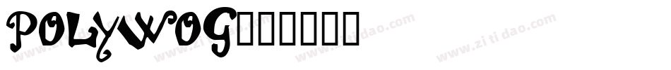 POLYWOG字体转换
