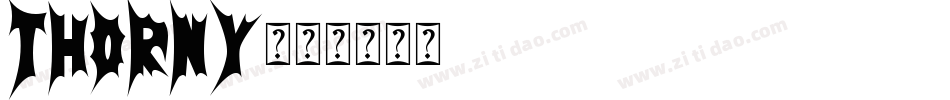 THORNY字体转换