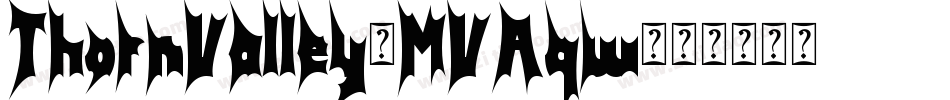ThornValley-MVAqw字体转换