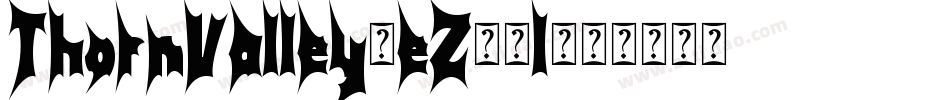 ThornValley-eZ95l字体转换