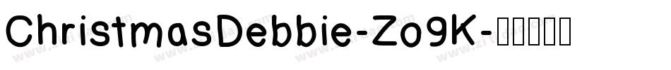 ChristmasDebbie-Zo9K字体转换