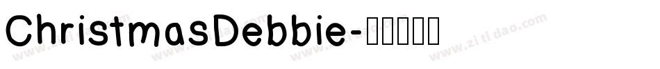 ChristmasDebbie字体转换