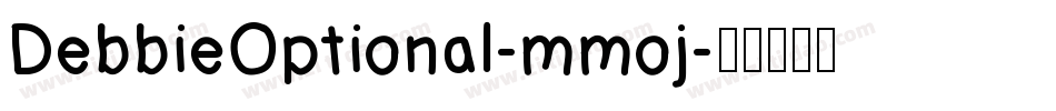 DebbieOptional-mmoj字体转换