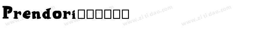 Prendori字体转换