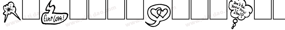 I-Love-You-Forever字体转换