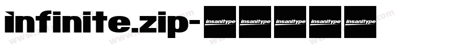 Infinite.zip字体转换