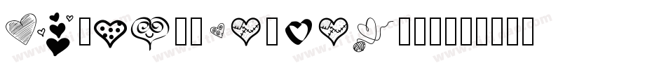 PW-Little-Hearts字体转换
