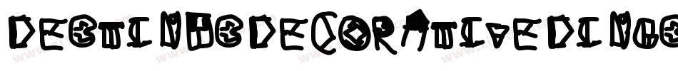 DestinysDecorativeDings-aWrE字体转换