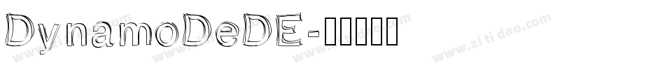 DynamoDeDE字体转换