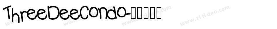 ThreeDeeCondo字体转换