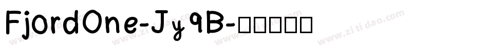 FjordOne-Jy9B字体转换
