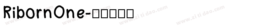 RibornOne字体转换