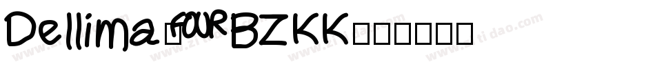 Dellima-4BZKK字体转换