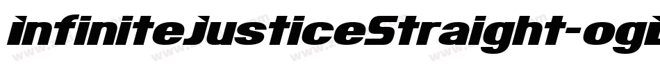 InfiniteJusticeStraight-ogLd字体转换