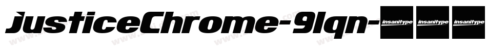 JusticeChrome-9lqn字体转换