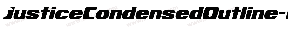 JusticeCondensedOutline-nP50字体转换 JusticeCondensedOutline-nP50字体转换
