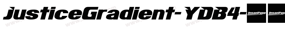 JusticeGradient-YDB4字体转换