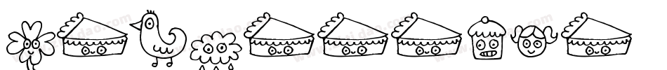 Pea-Jelene-s-Doodles字体转换