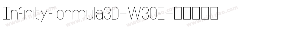 InfinityFormula3D-W3OE字体转换