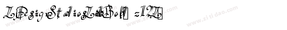 LjDesignStudiosLideaBold-z12L字体转换 LjDesignStudiosLideaBold-z12L字体转换