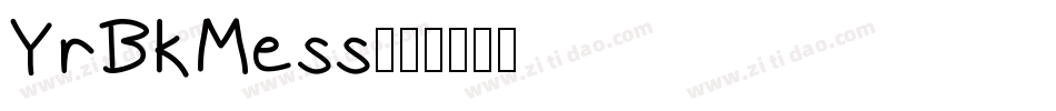 YrBkMess字体转换