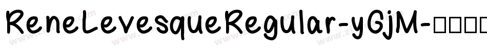 ReneLevesqueRegular-yGjM字体转换