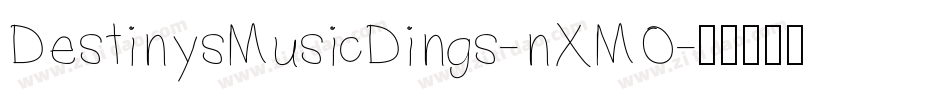 DestinysMusicDings-nXMO字体转换
