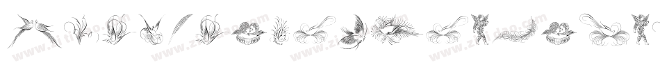 PenmanshipBirdsFree-wdm6字体转换