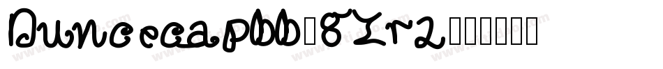 Duncecapbb-8Zr2字体转换