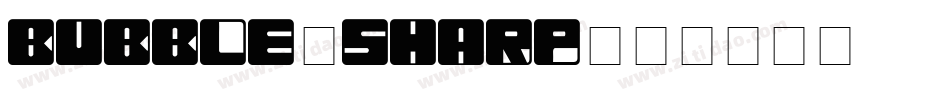 bubble_sharp字体转换