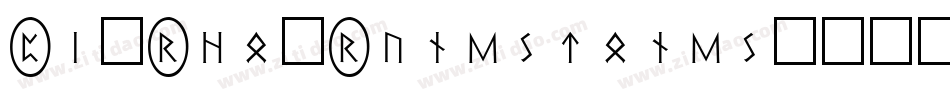 Pi-Rho-Runestones字体转换