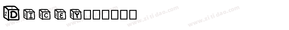 Dicey字体转换