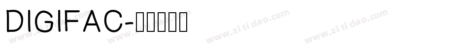 DIGIFAC字体转换