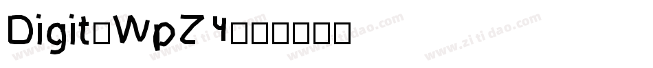 Digit-WpZ4字体转换