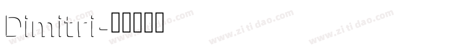 Dimitri字体转换