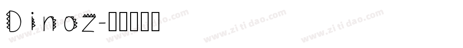 Dinoz字体转换