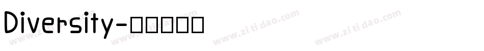Diversity字体转换