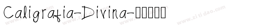 Caligrafia-Divina字体转换