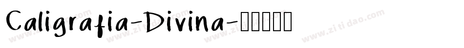 Caligrafia-Divina字体转换