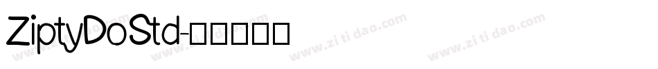 ZiptyDoStd字体转换