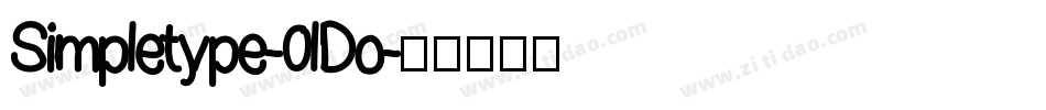 Simpletype-0lDo字体转换